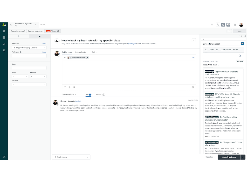 Coveo Search screenshot 1